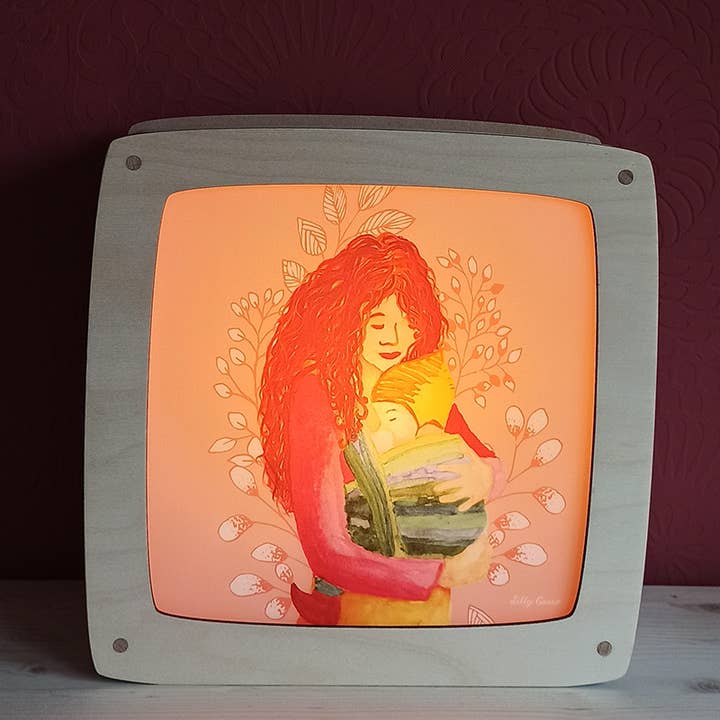 Silly Goose - Wholesale Art Print - Toverplaat - Dragen roze1