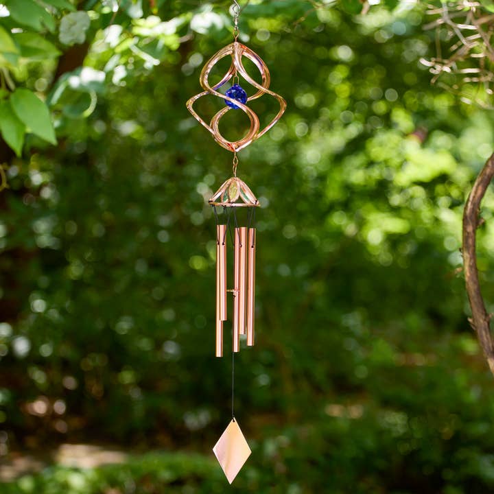 Blue Cosmix Chime Spinner – 25" for wholesale by RCS Gifts