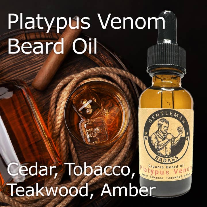 Platypus Venom Beard Oil - 1 oz. for wholesale by Gentleman Badass