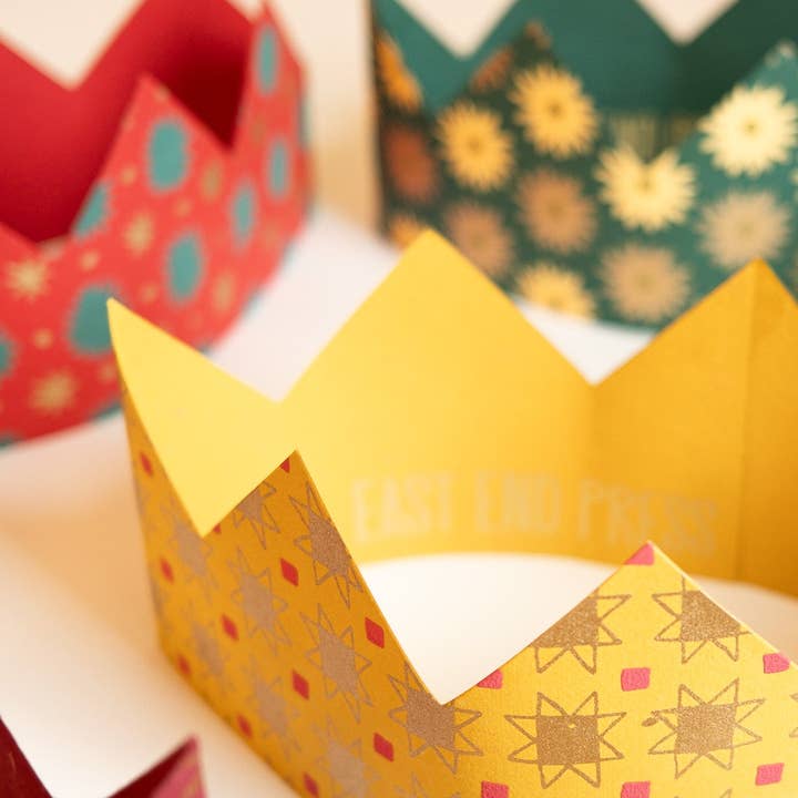 East End Press - Wholesale Party Hat/Crown - Festive Paper Crowns4