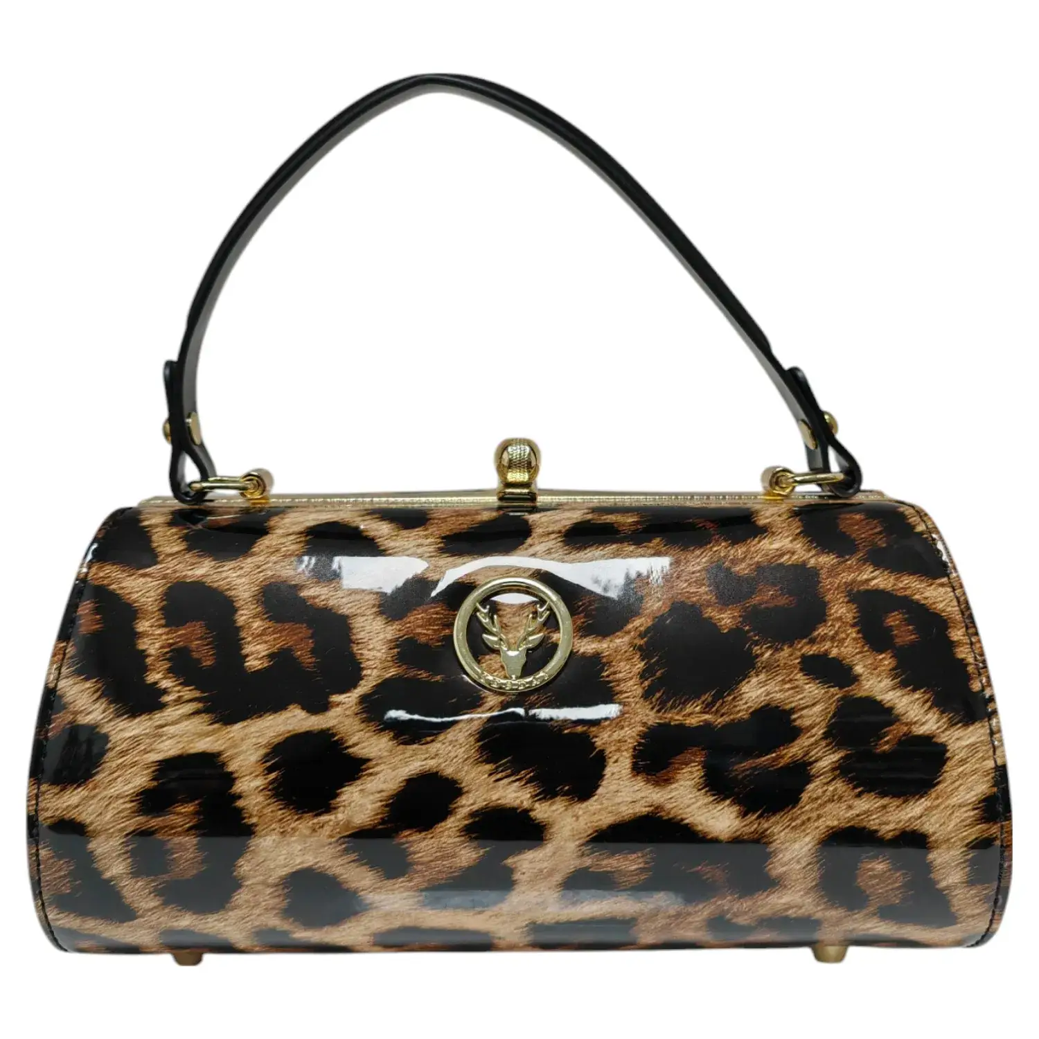 Superbia - Wholesale Top Handle Bag - Women's - Small Clasp Opening Patent Top Handle Bag Party EveningA96085