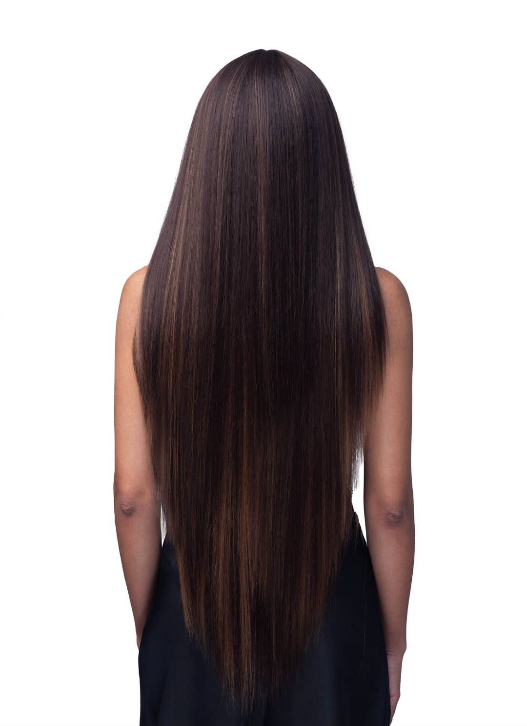 Majestic Wholesale - Wholesale Hair Extensions - Human Hair Blend Lace Wig 4" Part Baby Hair Heat Safe3