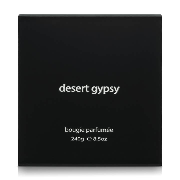 Eco-Friendly Desert Gypsy Candle - Recyclable White Glass for wholesale by The Whitney Collection