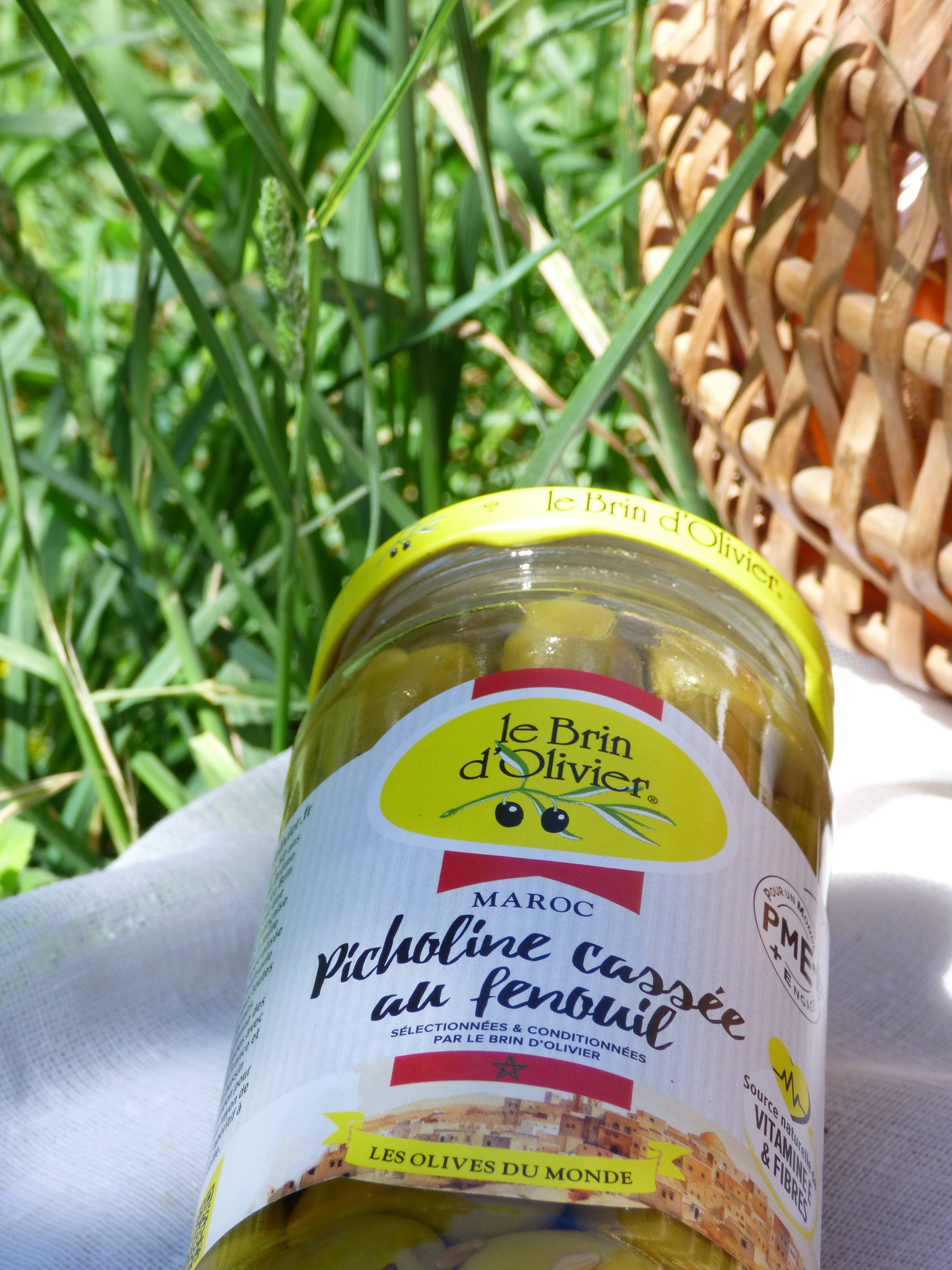 Le Brin d'Olivier – Engroshandel Oliven – Grønne Picholine oliven delt med fennikel fra Marokko2