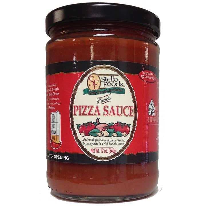 Stello Foods, Inc. - Wholesale Sauce - Stello Foods - Rosie's Pizza Sauce 12 oz