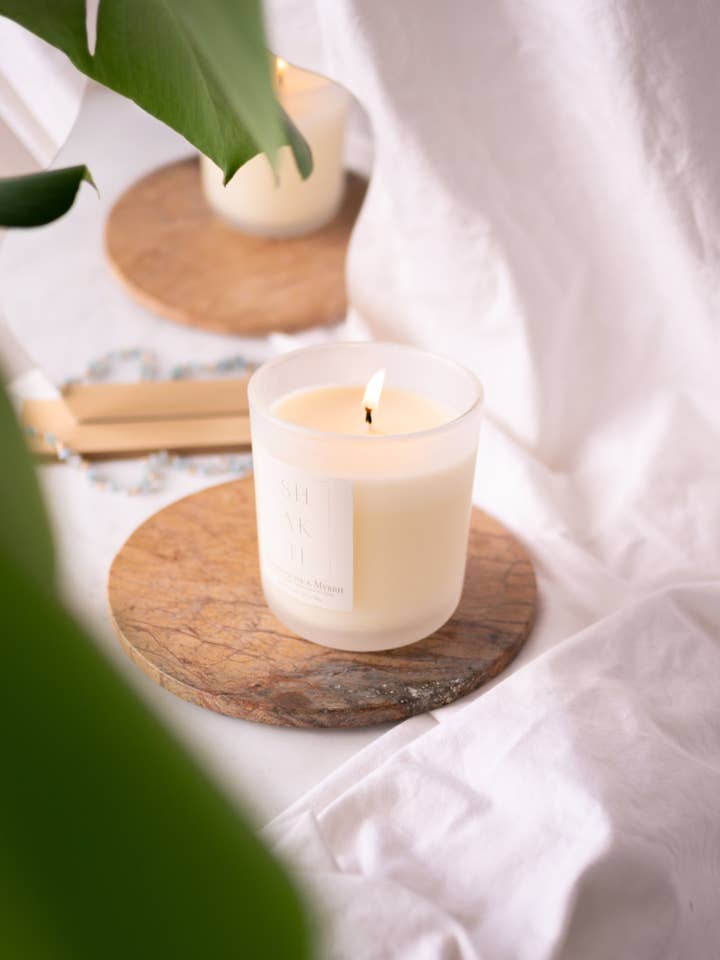 Frankincense & Myrrh - Soy Candle for wholesale by Shakti Creations