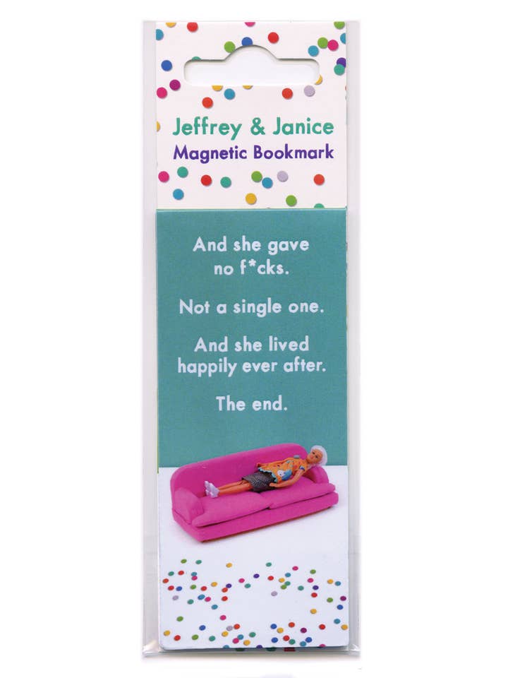 Funny Bookmark - Lived Happily Ever After for wholesale by Brainbox Candy