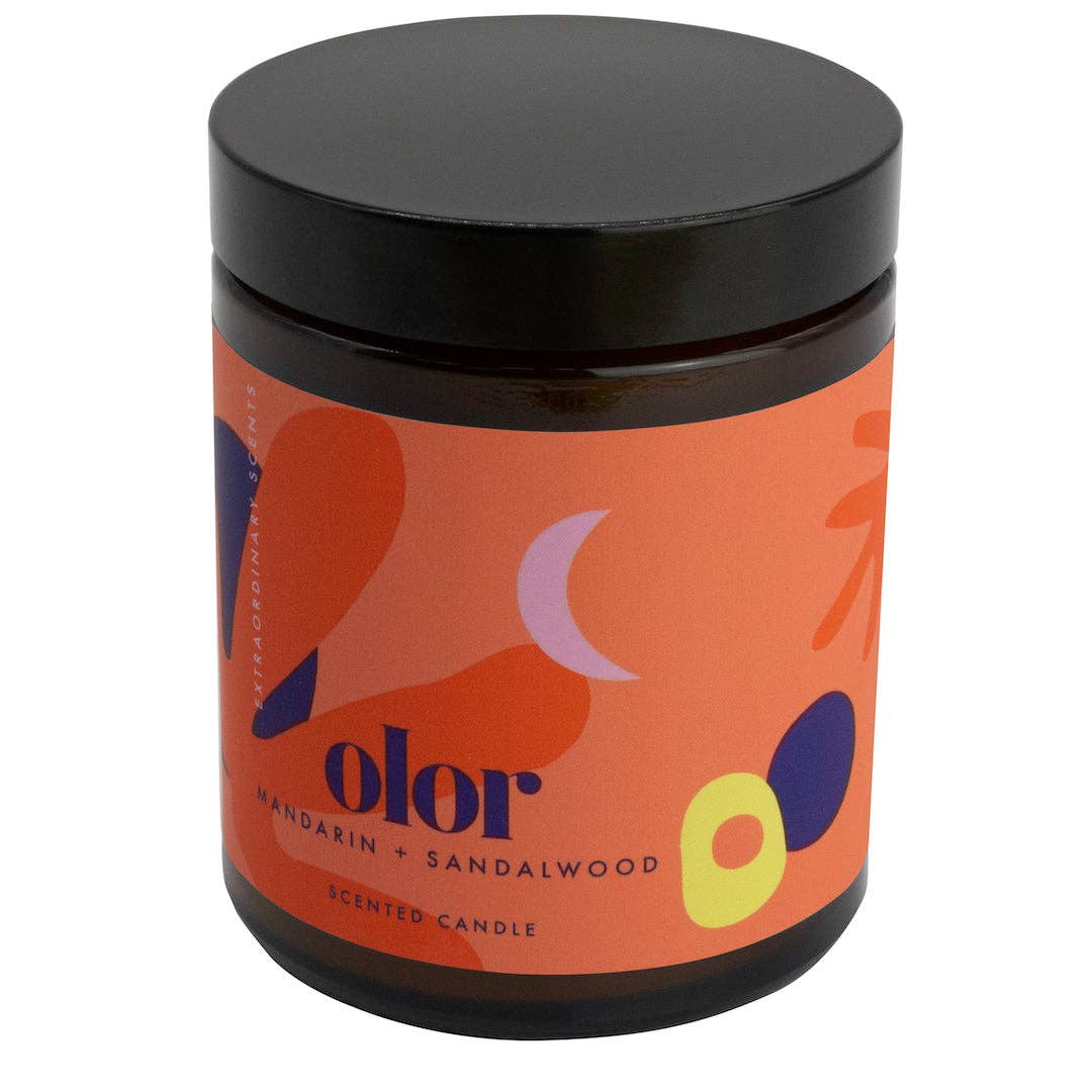 OLOR – wholesale Jar/filled candle – Mandarin + Sandalwood Jar Candle4