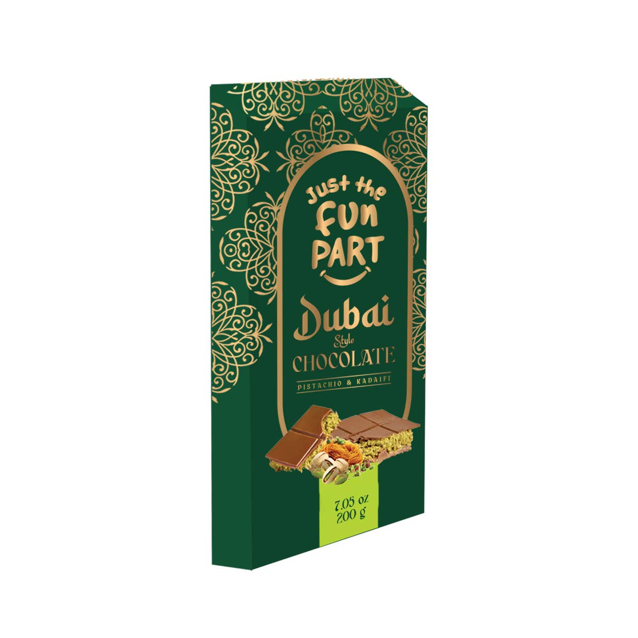 Just The Fun Part - Dubai Chocolate Bars - 7.05oz for wholesale by Just the Fun Part