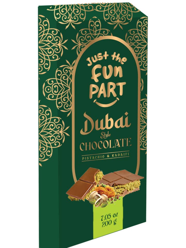 Just The Fun Part - Dubai Chocolate Bars - 7.05oz for wholesale by Just the Fun Part