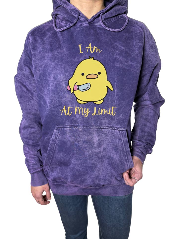 Sudadera con capucha de lavado vintage At My Limit para venta al por mayor de NyteSky Apparel