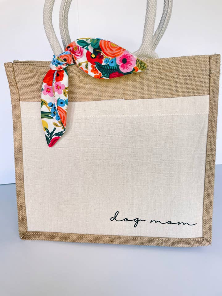 Dog Mom Tote Bag for wholesale by PawmettoPup