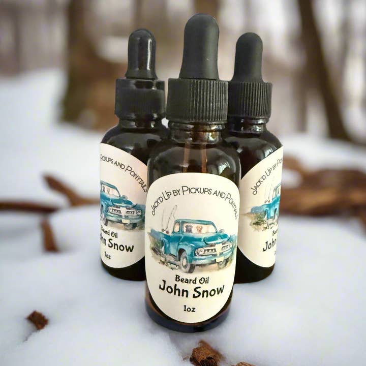 Huile à barbe John Snow pour la vente par Pickups And Ponytails