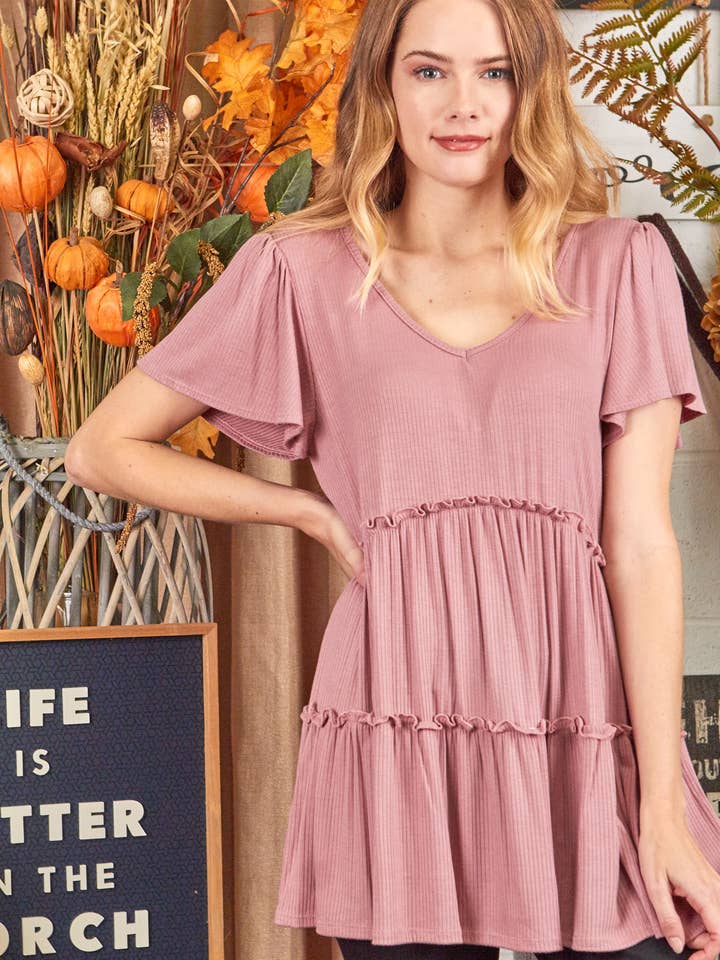 Top manches courtes uni kancan 12805 pour la vente par P.S Kate