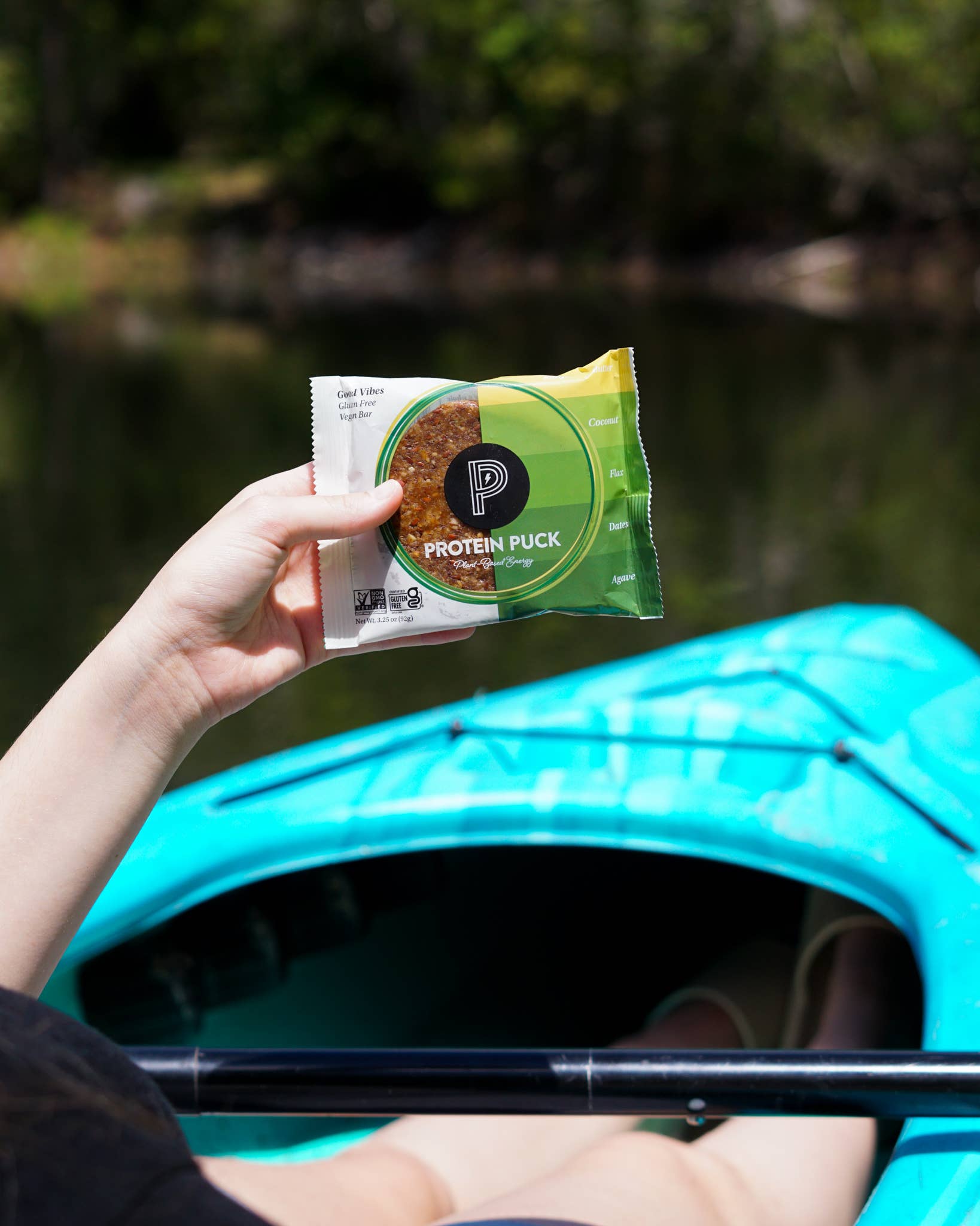 Protein Puck - Wholesale Snack Bar - Good Vibes (Coconut, Almond, Sunflower) (16 - 3.25oz Bars)16