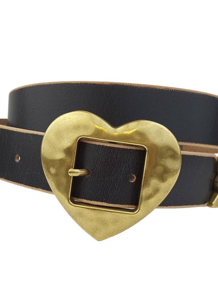 Vintage Love Heart Buckle Belt for wholesale by Axesoria West