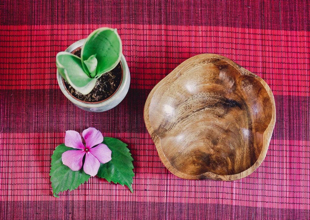 Woodware&Co - Wholesale Decorative Plate/Dish/Bowl - Flare or Flower shaped Wooden Bowl1