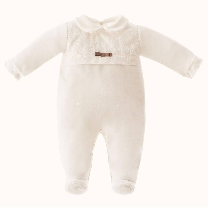 Pim-Pam-Pum - Wholesale Jumpsuit - Baby - Romantic 2 Beige Babygrow1