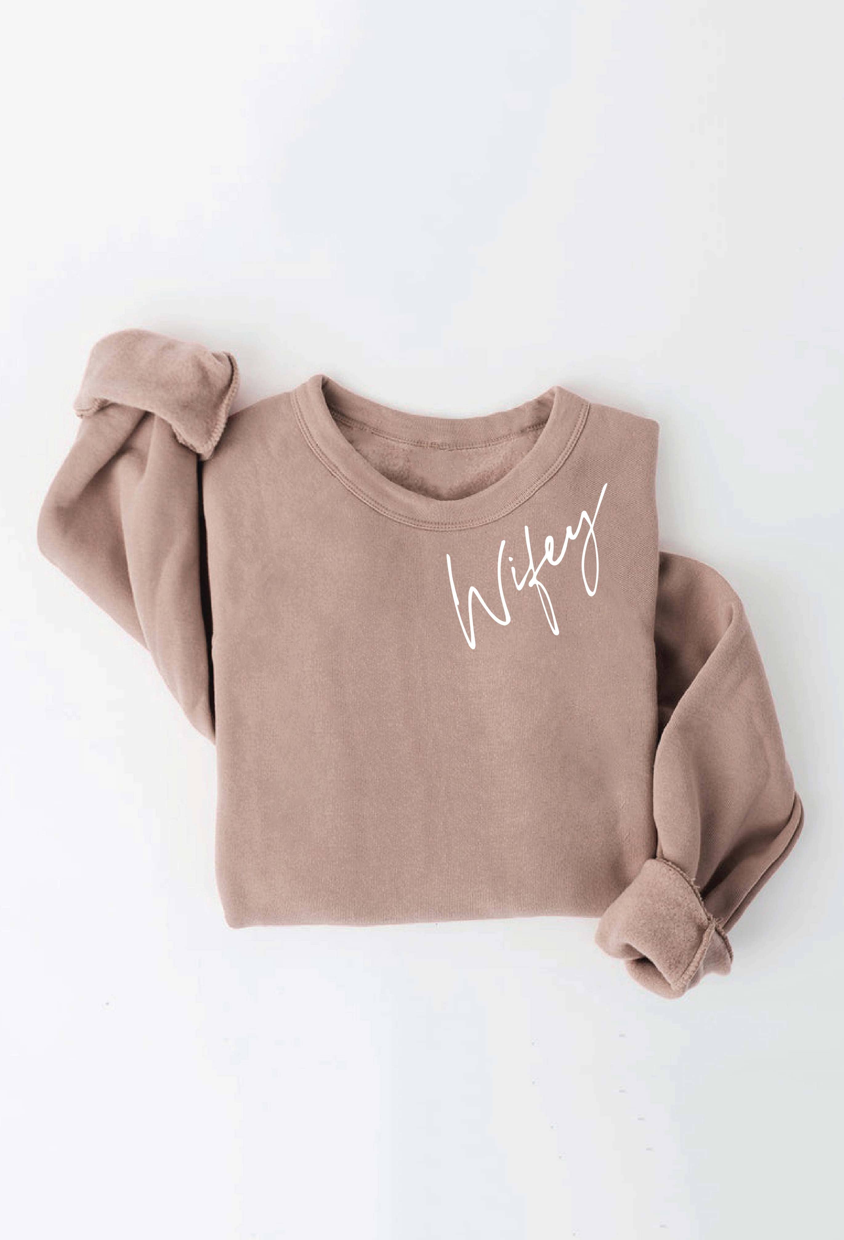 OAT COLLECTIVE – wholesale Graphic sweatshirt – Women’s – WIFEY Graphic Sweatshirt - Relaxed Fit4