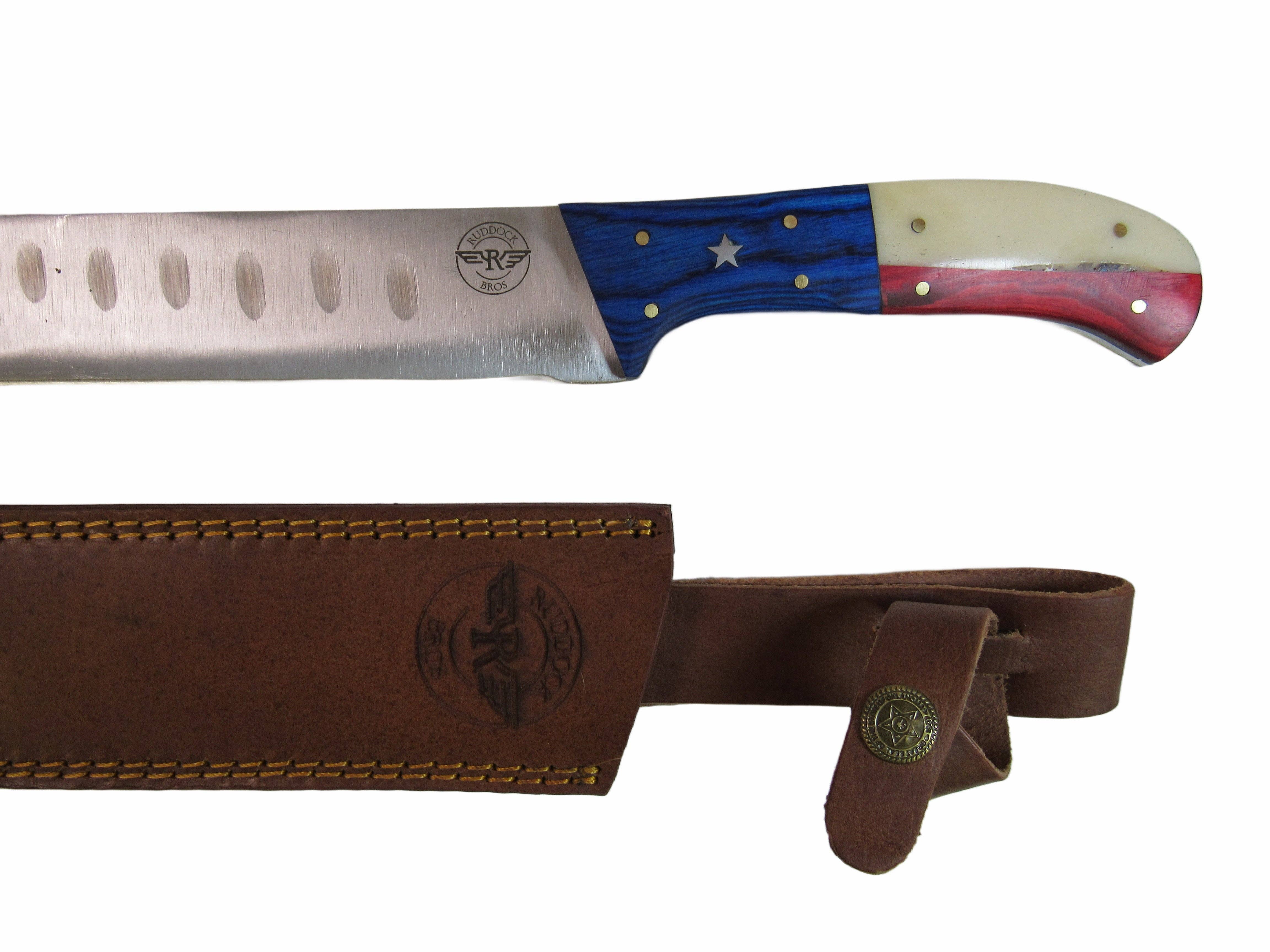 Ruddock Bros. LLC - Wholesale Kitchen/Utility Knife - Lone Star Brisket Knife - Stainless Steel - 18" Overall Length4