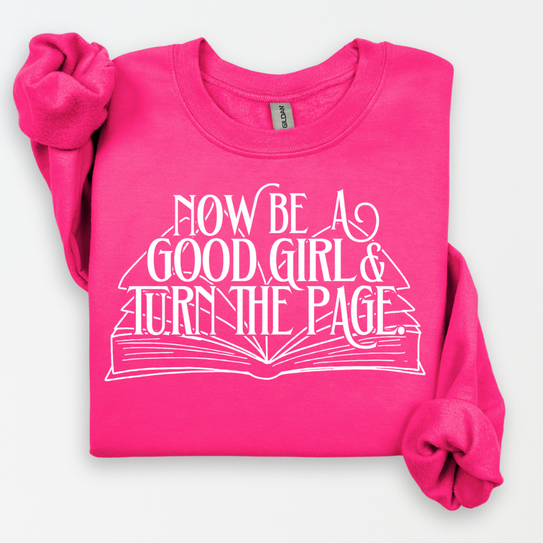 The Babe Co. - Wholesale Grafisch sweatshirt - Dames - Draai De Pagina Boek Dames Sweater3