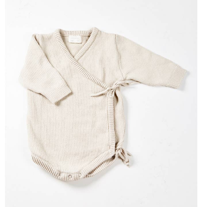 Body kimono en tricot pour la vente par minimalist bb