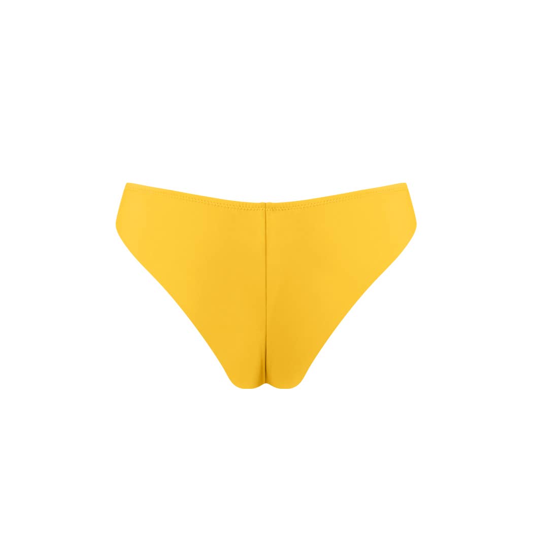 Chlamys Varia by MrMiss - Wholesale Swim Bottoms - Women's - Chlamys Varia Brazilian Bikini Bottom V-Cut Waist-Yellow1