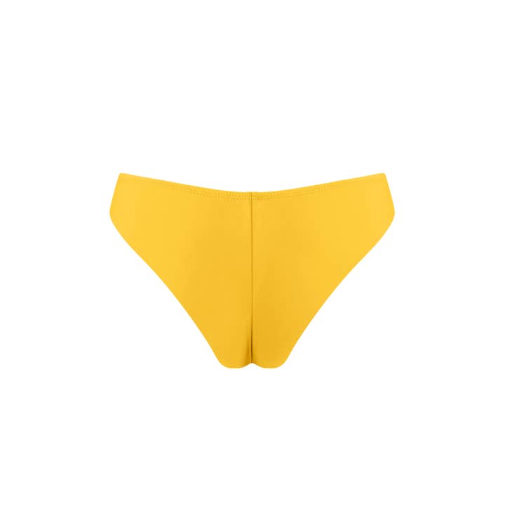 Chlamys Varia by MrMiss - Wholesale Swim Bottoms - Women's - Chlamys Varia Brazilian Bikini Bottom V-Cut Waist-Yellow1