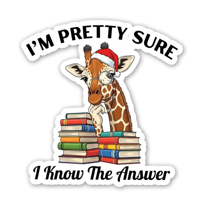 Abbastanza sicuro - Adesivo di Natale per la vendita all'ingrosso da parte di Sticker Atlas