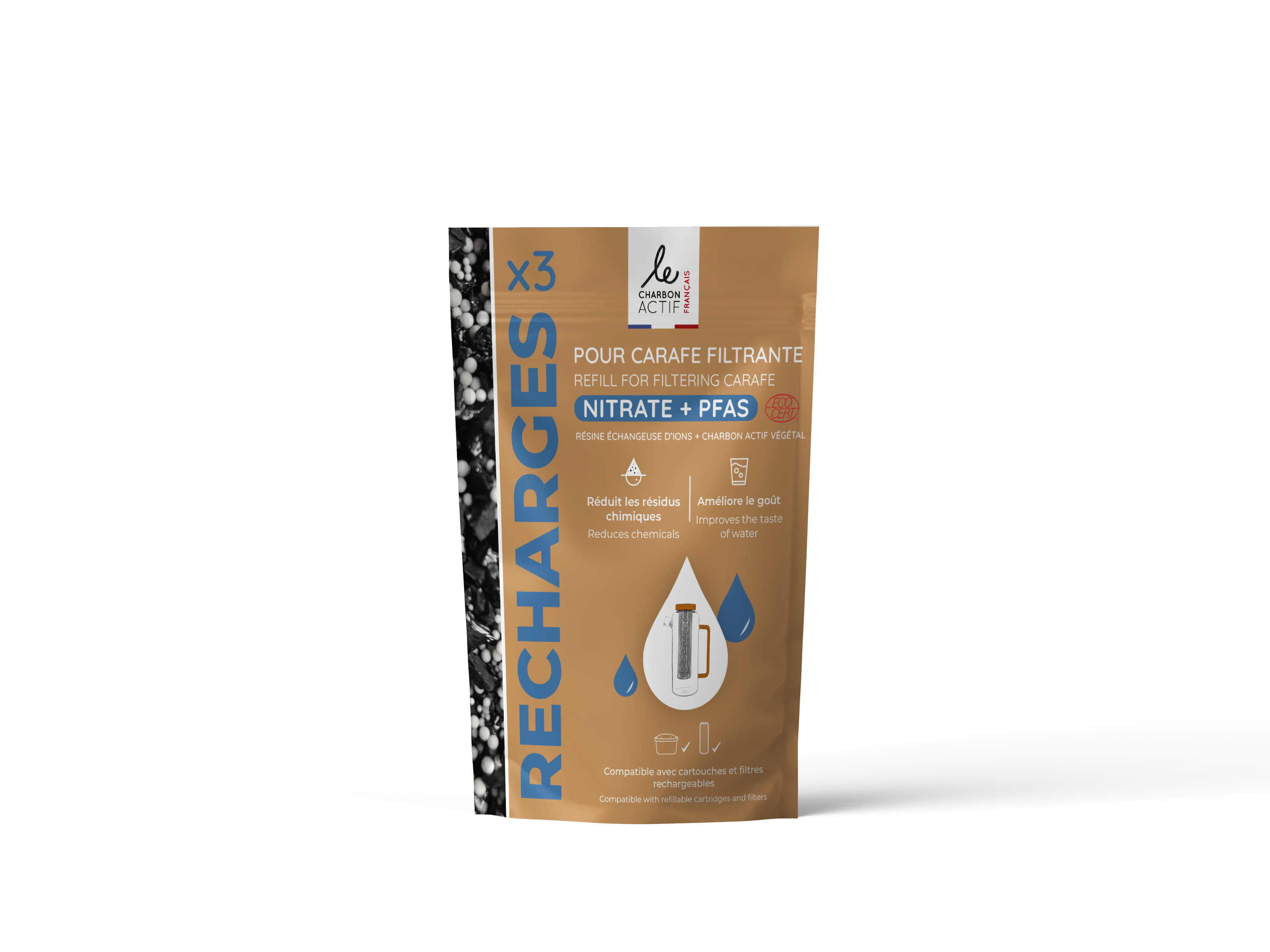 Bijin - Wholesale Water Filter - Filter jug refill 3 x 75g PFAS & Nitrate or Basic0