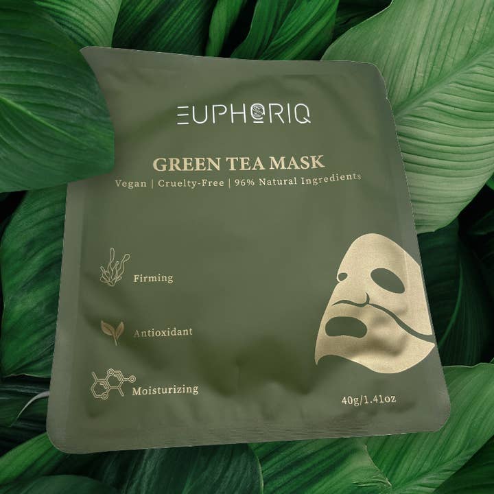 Green Tea Sheet Mask x4 for wholesale by Euphoriq