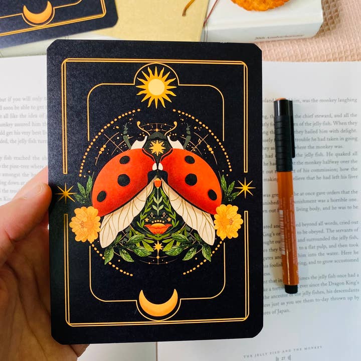 Split Moon Studios - Wholesale Art Print - A Set of Insect Art Prints - A6 Post Card Size - Artprint1