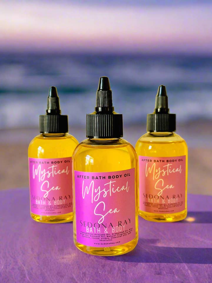 Mystical Sea After Bath Oil for wholesale by Sedona Ray Holistic Beauty