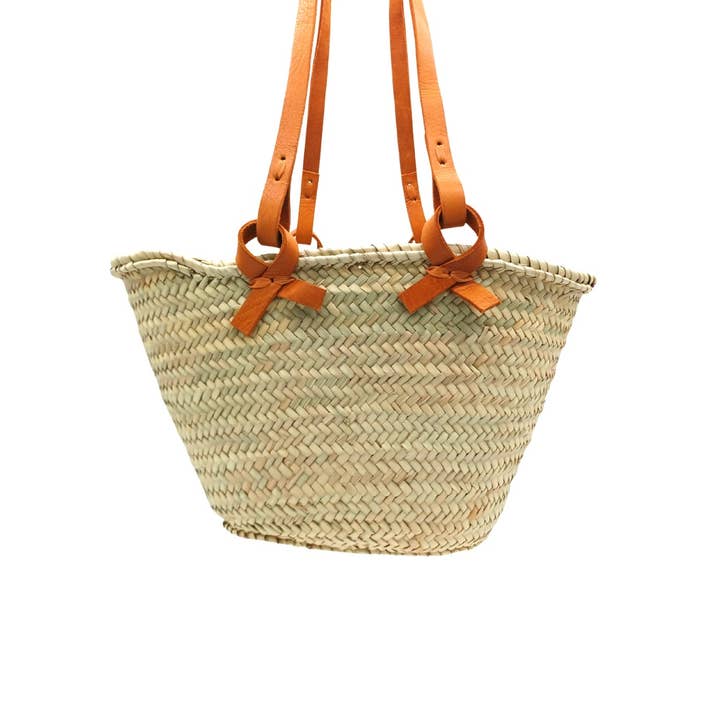 Cesto de vime, bolsa de praia de palha, Bolsa verão palma por atacado de ZocoChic