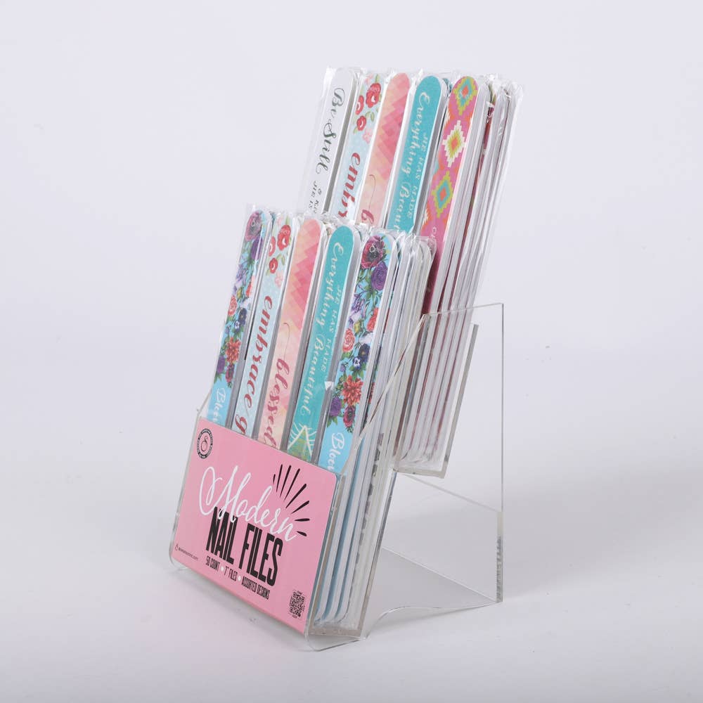 Swanson Christian Products - Wholesale Nail File - Nail File Modern Assortment Display Pk502