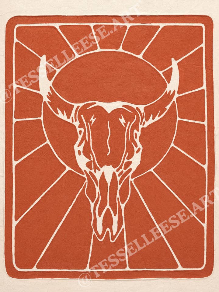 “ETERNAL SUN” Art Print for wholesale by Tess Elleese Art & Creative