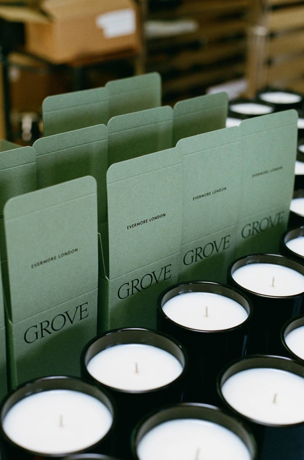 Evermore London – wholesale Jar/filled candle – Grove Soy Candle – Pine & Moss – Hand-poured UK4