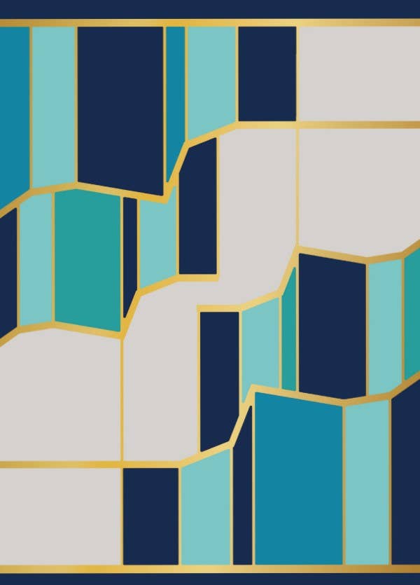 iconsUSA - Wholesale Stationery/Notecard Set - Art Deco Building Motifs Notecards 6