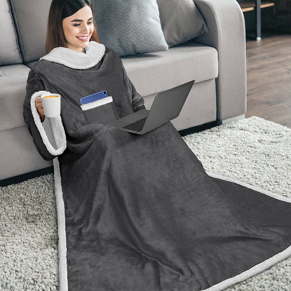 Pavilia - Vendita all'ingrosso Plaid - Coperta con maniche - Tasca applicata131