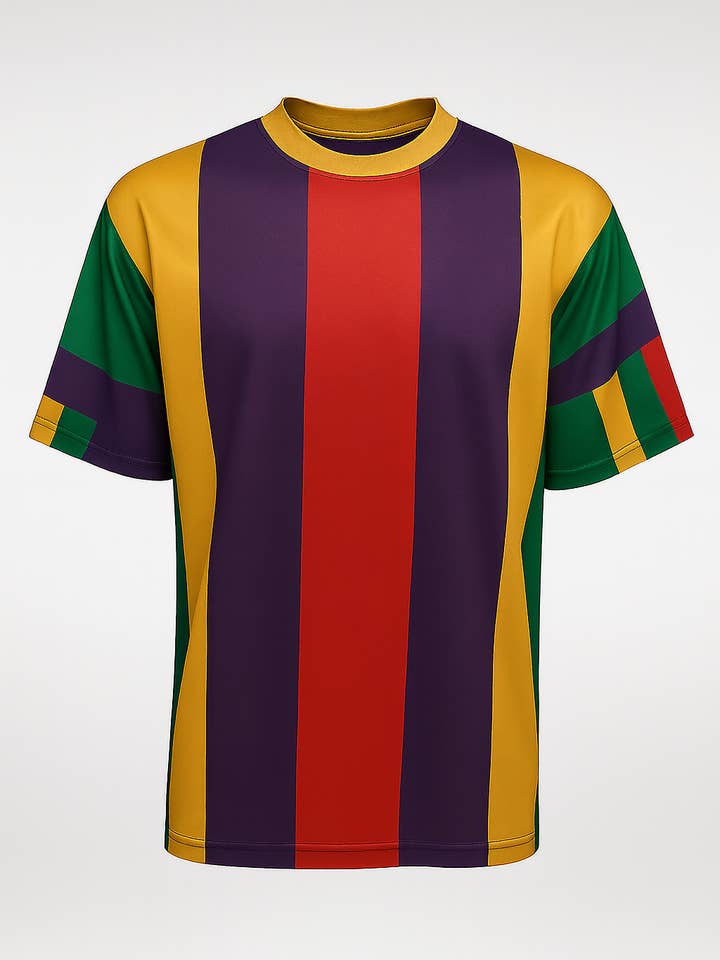 Factory Blanks - Wholesale T-shirt – men's - URBAN MIDNIGHT STRIPE BOXY JERSEY NEW STYLE STREETWEAR3