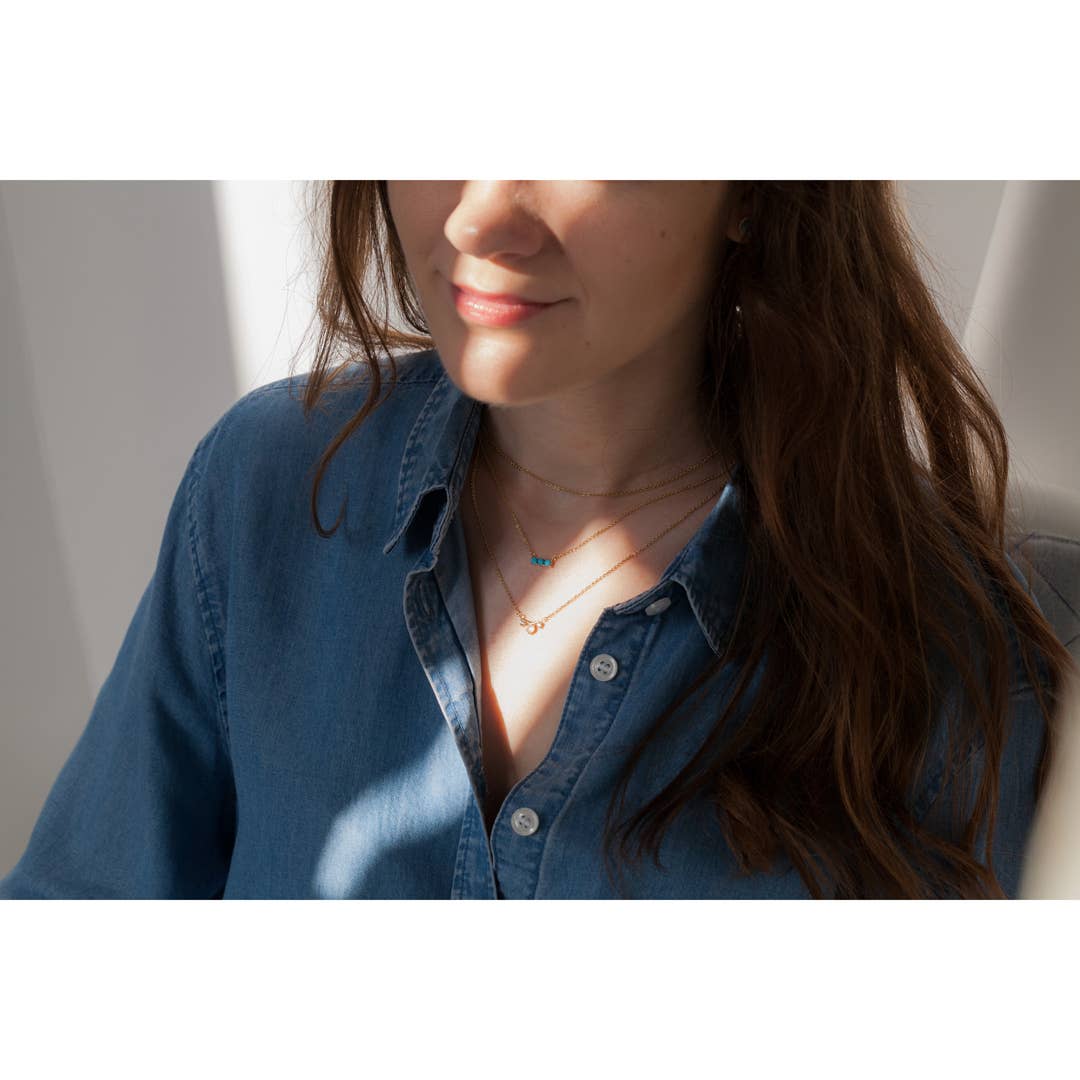 Heilo Jewelry - Wholesale Pendant/Charm Necklace - Moonstone Necklace | Elle2