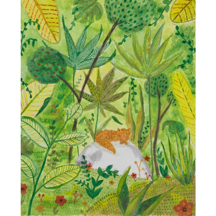 kunstafdruk met junglekatten voor wholesale door Desert Bunni