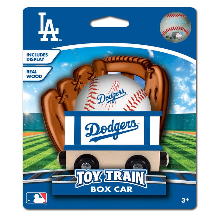 Masterpieces Puzzles - Wholesale Toy Car/Truck - Kids - Los Angeles Dodgers Toy Train Box Car