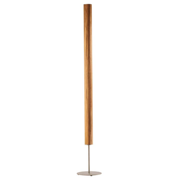 Gracia walnut satin floor lamp - with rod for wholesale by LeuchtNatur GmbH