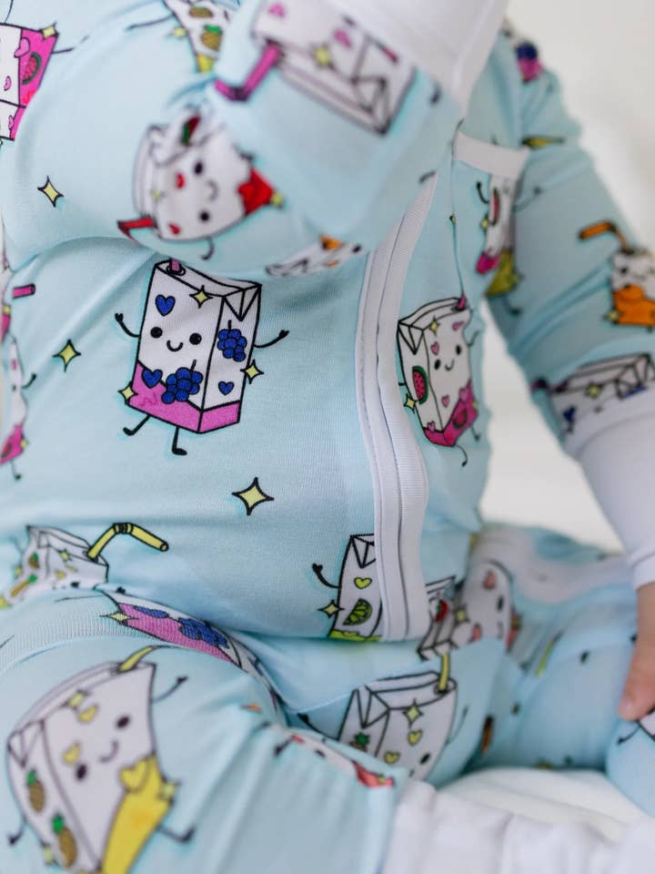 PB & Grape - Wholesale Jumpsuit - Baby - Juicebox Zip Romper