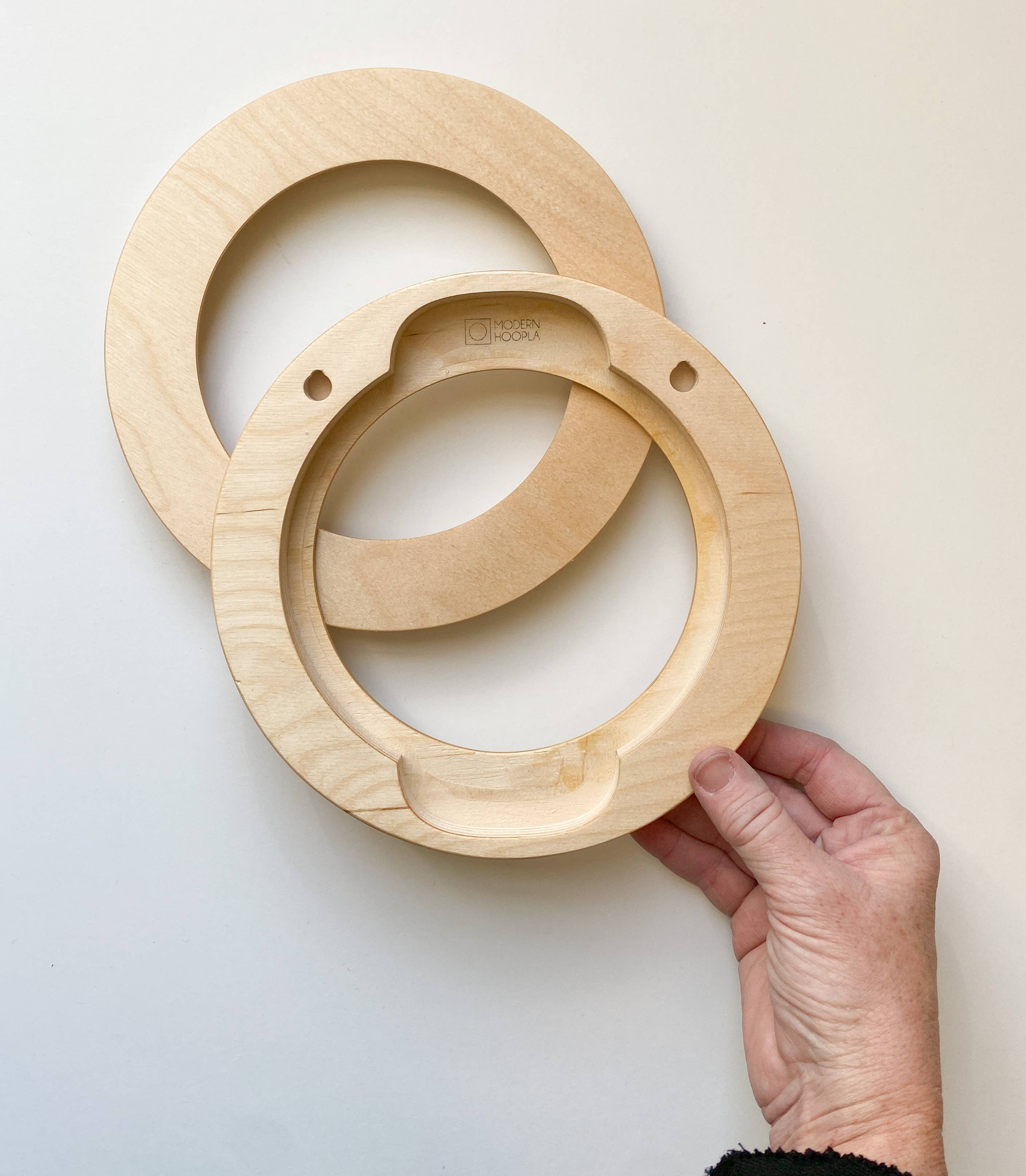 Modern Hoopla – Material para bordar/ponto de cruz por atacado – Moldura moderna para bastidor de 15 cm7