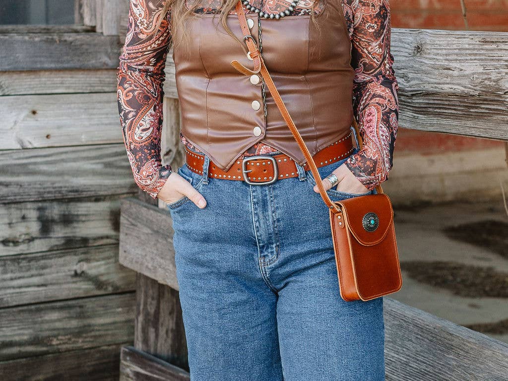 Most Wanted USA - Wholesale Crossbody Bag - Women's - Genuine Leather Western Style Crossbody6