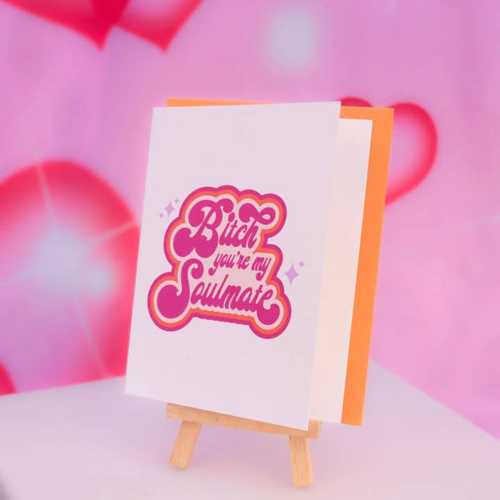 No Yeah For Sure - Vente Cartes de déclaration d'amour - Carte Tu es Mon Âme Sœur | Carte Drôle pour la Journée des Amies1