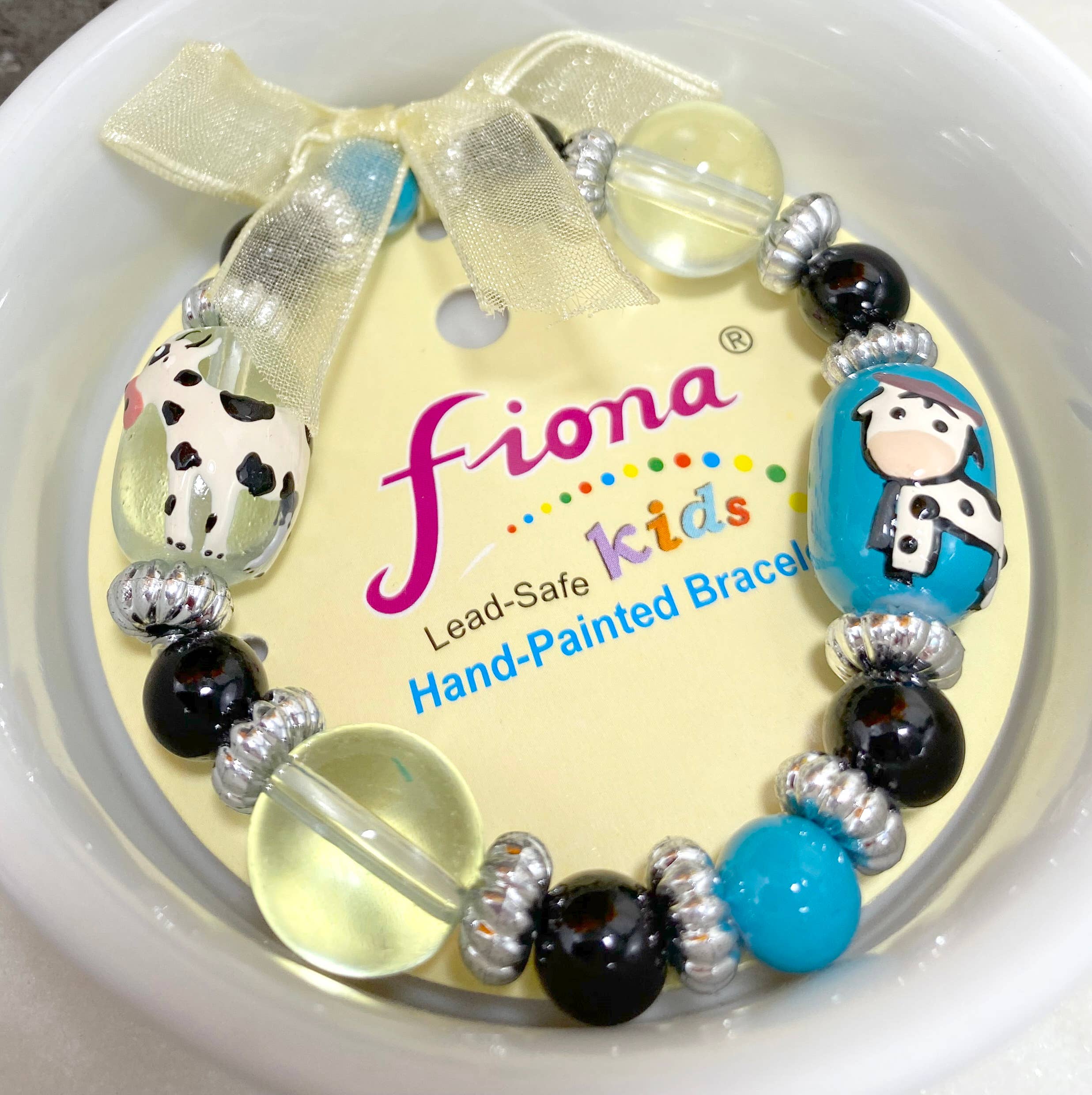 Fiona Accessories - Vente Bracelet de perles - Présentoir de comptoir Zoo Bracelet Safari Animal Print 48 pièces pour enfant7