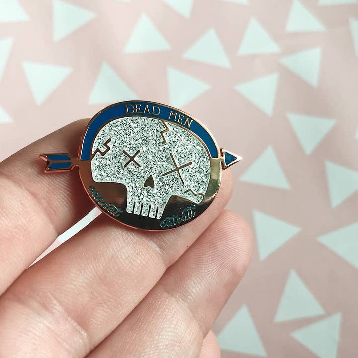 TheThirdArrow - Wholesale Lapel Pin/Button - Dead Men Cannot Catcall Pin4
